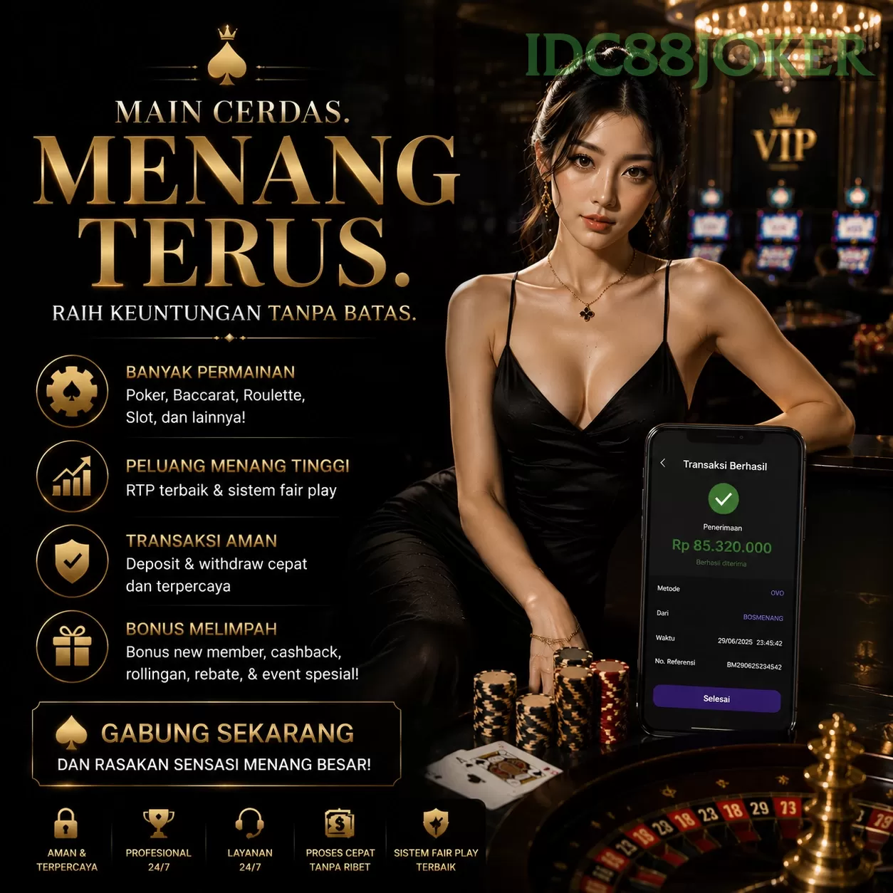 BONUS GARANSI KEKALAHAN SALDO KEMBALI 100_ promotion image